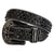 Luxe Premium Studded Rhinestone Belt Black